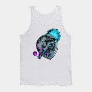 Astronaut Skull Cyberpunk Tank Top